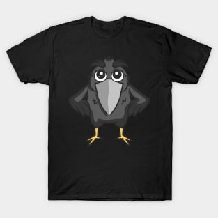 Raven bird crow jackdaw jay hooded crow cute T-Shirt